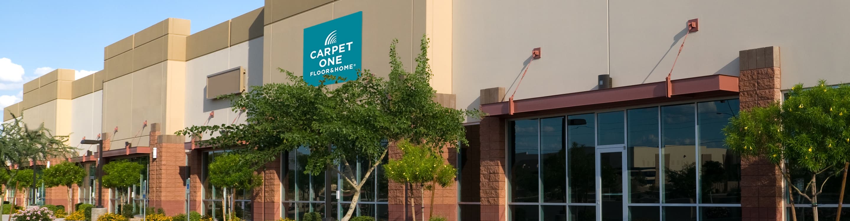 Storefront of CT Carpet One 